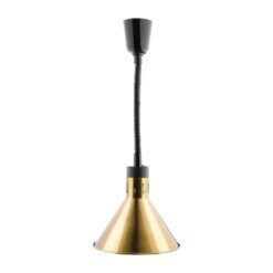 Buffalo Conical Retractable Heat Shade Pale Gold Finish